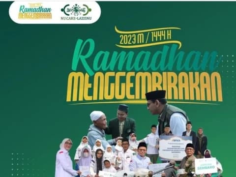 6 Program Ramadhan Menggembirakan dari NU Care-LAZISNU