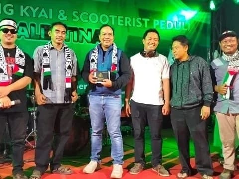 Vespa di Cirebon Berhasil Dilelang Rp55 Juta untuk Bantu Palestina