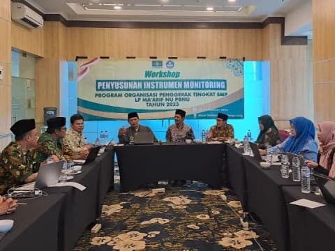 Ukur Ketercapaian POP, LP Ma'arif NU PBNU Gelar Workshop Monitoring