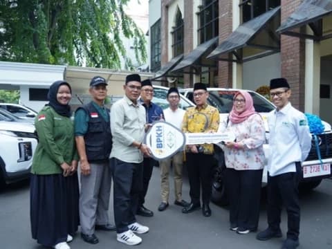 LPBINU Terima Bantuan Satu Unit Mobil Siaga Bencana dari BPKH Melalui NU Care-LAZISNU