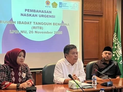 LPBI PBNU dan BNPB Dorong Masjid Jadi Rumah Ibadah Tangguh Bencana
