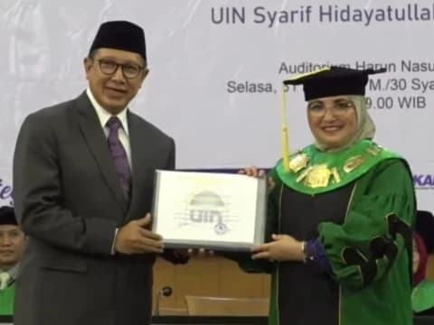 Lukman Hakim Saifuddin Raih Gelar Doktor Kehormatan dari UIN Jakarta