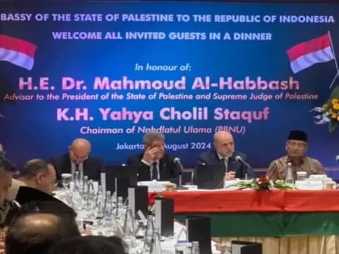 PBNU Sambut Kedatangan Mahmoud Al-Habbash, Ungkap Permasalahan di Palestina