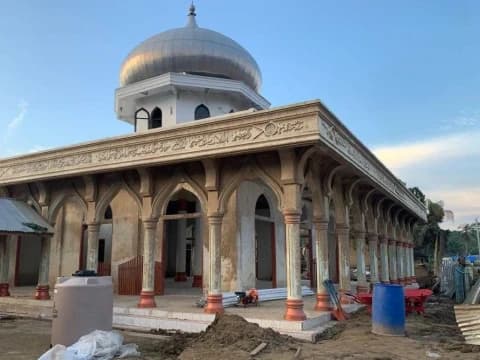 Tim Siaga PMII Bantu Renovasi Masjid Terdampak Bencana di Aceh Utara