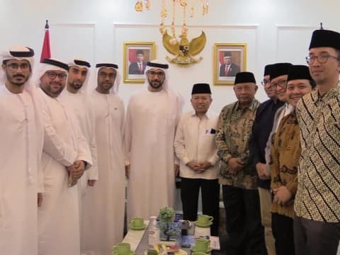 Rektor MBZ University Kunjungi PBNU, Mantapkan Kerja Sama Pendirian Sekolah Kajian Masa Depan