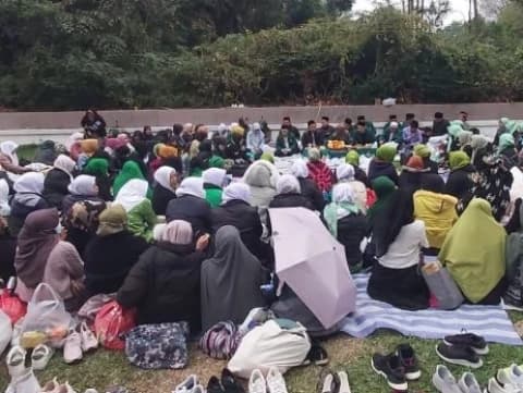 Suasana Tradisi Megengan Jelang Ramadhan Pekerja Indonesia di Hong Kong