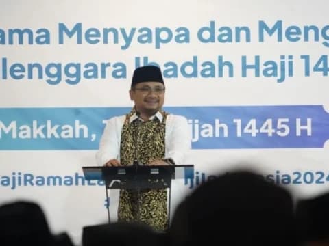 Menag: Alhamdulillah Peristiwa Muzdalifah Tahun Lalu Tidak Terulang