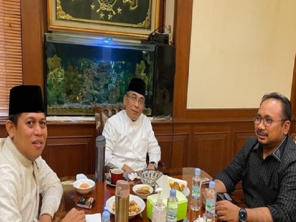 Minister of Religious Affairs and Gus Yahya discuss harmony and tolerance