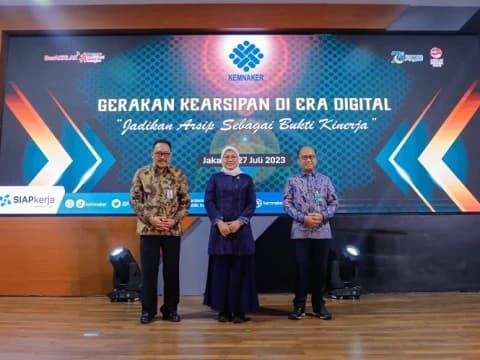 Kemnaker Komitmen Implementasikan Transformasi Digital Kearsipan Bidang Ketenagakerjaan