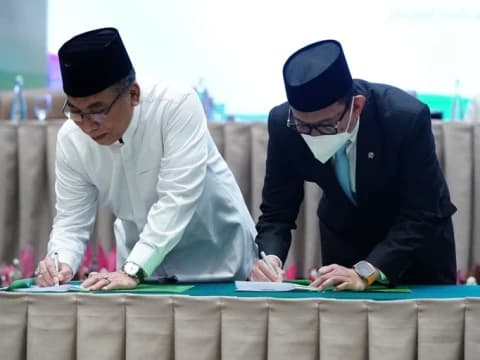 PBNU-Kementerian P2MI Teken Kerja Sama Pelatihan dan Penyaluran Pekerja Migran