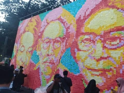 Meriahkan 1 Abad NU, Fatayat Cetak Rekor Muri melalui Sticky Note