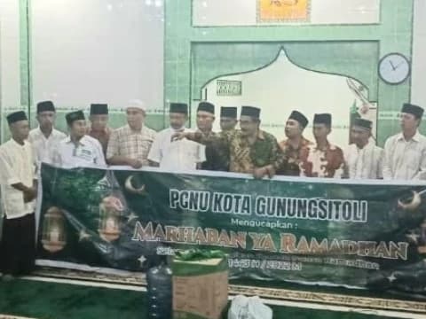 Muhibah Ramadhan NU Kota Gunungsitoli Kunjungi Surau Eratkan Silaturahim Nahdliyin