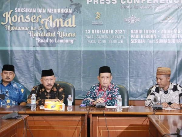 Hadirkan Habib Luthfi dan Musisi Tanah Air, Panitia Muktamar NU Gelar Konser Amal 13 Desember