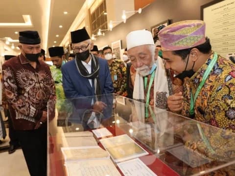 Meriahkan Puncak Harlah NU, Nahdlatut Turots Gelar Pameran Naskah di Mertajasah