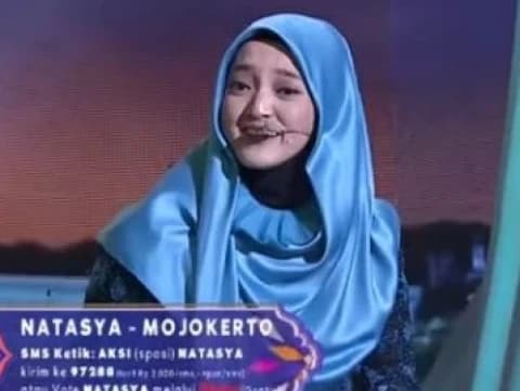 Natasya, Peserta AKSI Indosiar Ajak Kader Muda NU Semangat Berprestasi 