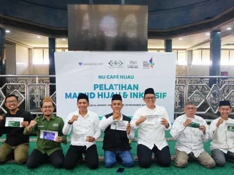 NU Care-LAZISNU Bersama BSN LPBINU Luncurkan Program Pelatihan Masjid Hijau dan Inklusif