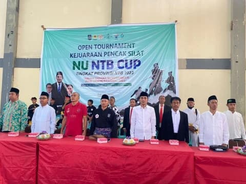 1200 Pencak Silat Ikuti Turnamen Terbuka NU NTB Cup 2023