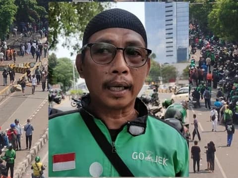 Massa Ojol Matikan Aplikasi, Bentuk Penghormatan Terakhir untuk Almarhum Affan Kurniawan