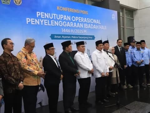 Operasional Haji 2025 Resmi Ditutup, 3 Jamaah Dilaporkan Hilang dan 447 Meninggal