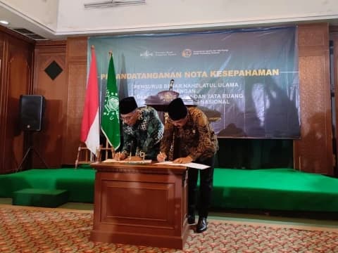 Menteri ATR/BPN Minta Jajarannya Segera Selesaikan Pertanahan Milik NU