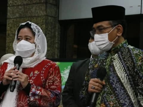 Puan Maharani Sowan PBNU, Gus Yahya: Kita Berbagi Tugas Pecahkan Masalah Rakyat