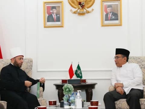 Silaturahmi ke PBNU, Penasihat Presiden Mesir Perkuat Sanad Keilmuan NU-Al Azhar