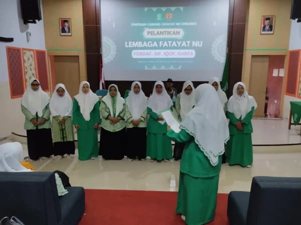 Fatayat NU Kebumen Lantik Empat Lembaga Pengembangan Talenta