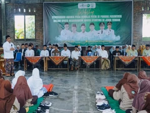 Cegah Stunting Mulai Remaja Putri di Pesantren