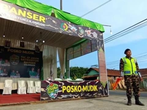 Banser Cilongok Banyumas Siapkan Posko Mudik Lengkap, Ada Klinik hingga Servis Motor Gratis