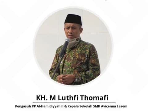 Innalillahi, Pengasuh Pesantren Al-Hamidiyyah 2 Lasem Kiai Luthfi Thomafi Tutup Usia