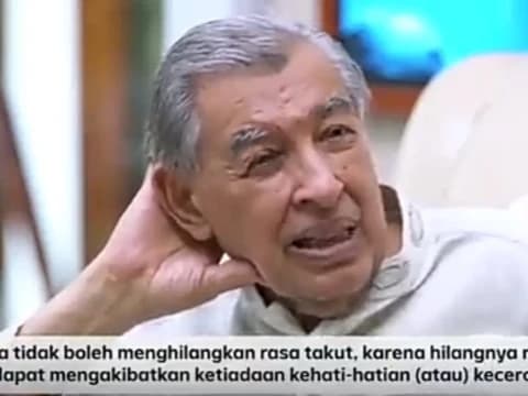 Pesan Prof Quraish untuk Anak Muda: Jangan Pernah Pesimis