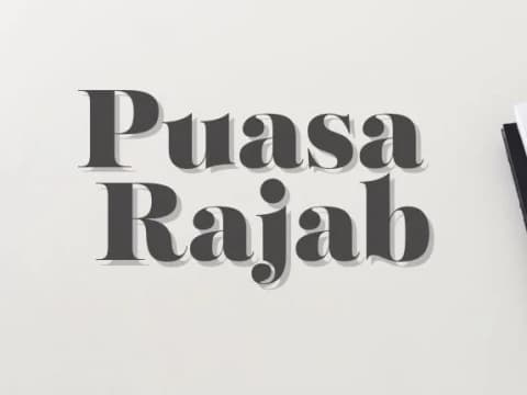 Khutbah Jumat: Mari Mulai Puasa Sunnah Rajab