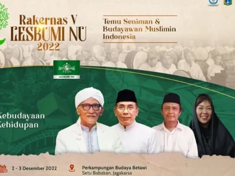 Rakernas Lesbumi NU Usung Tema Tauhid Kebudayaan Suburkan Pohon Kehidupan