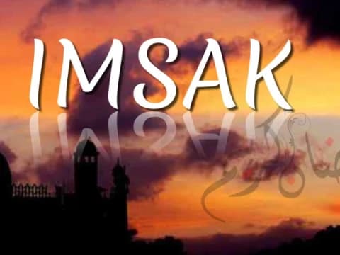 Akhir Waktu Sahur dan Imsak Apakah Sama?