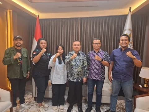 Bertemu Dasco, RBPI Sarbumusi Sampaikan Aspirasi Sopir Truk, Singgung Bendera One Piece