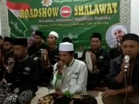 Roadshow Shalawat, Metode Menggembleng Mental dan Khidmah Remaja NU Mimika