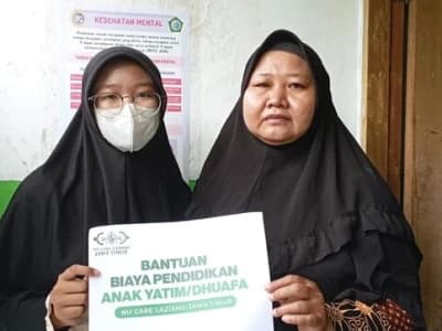 LAZISNU Jatim Berikan Beasiswa untuk Santri Yatim Mondok di Denanyar