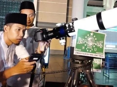 4 Lokasi Berhasil Lihat Hilal Awal Sya'ban 1443 H