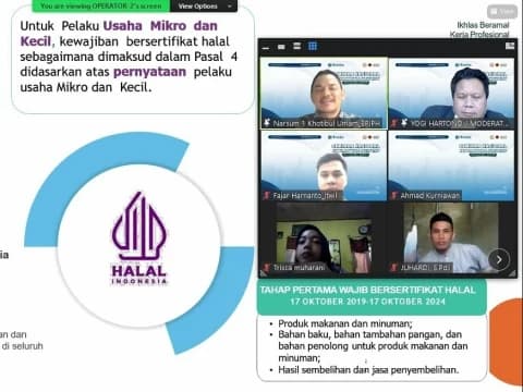 Pentingnya Pengawasan dalam Program 1 Juta Sertifikasi Halal Gratis