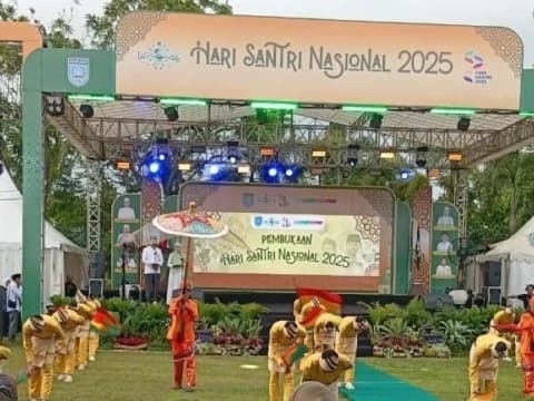 Sinoman Hadrah yang Meriahkan Hari Santri 2025 di Banjar Kalsel