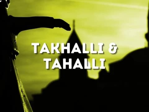 Mengenal Konsep Takhalli dan Tahalli dalam Tarekat