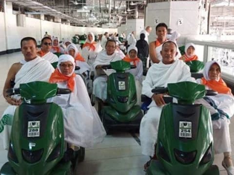 Hukum Tawaf dengan Skuter bagi Non-Lansia