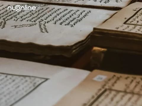 Ilustrasi manuskrip. Sumber: Canva/NU Online.