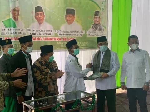 PBNU Terima Wakaf Tanah 1 Hektare untuk Pembangunan UNU Sumsel