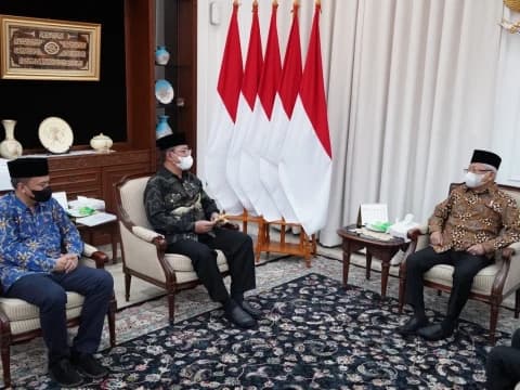Audiensi dengan Wapres, LPTNU Jelaskan 3 Poin Strategis Bahasan Rakernas