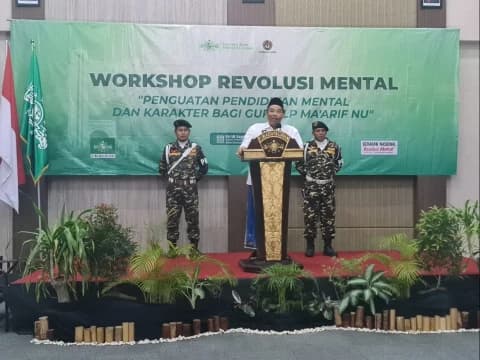 Gelar Workshop Revolusi Mental, LP Ma’arif NU Didorong Tingkatkan Mutu Pendidik