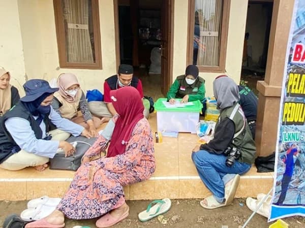 Posko Kesehatan NU Jateng di Cianjur Layani Ratusan Pasien Terdampak Gempa Bumi
