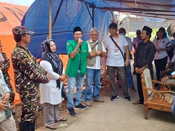 Ansor Cianjur Gandeng Dokter dan Perawat Bantu Pemulihan Korban Gempa