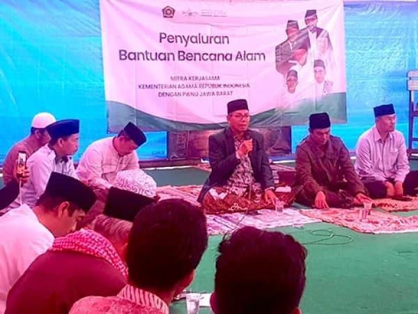 PWNU Jabar Salurkan Bantuan untuk Pesantren dan Majelis Taklim Terdampak Gempa Cianjur