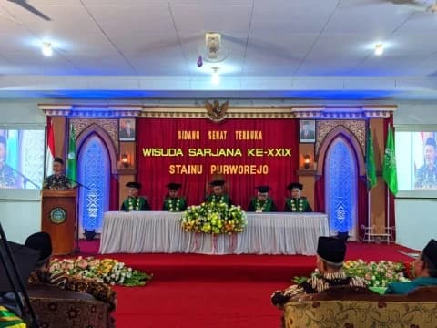 Wisudawan STAINU Purworejo Diharapkan Jaga Marwah dan Jadi Pionir Perubahan